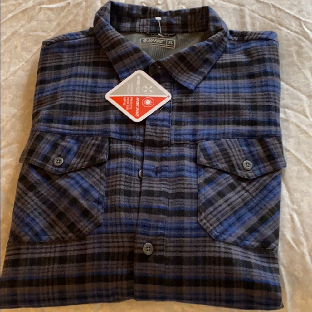 Hi-Tec shirt flannel XL NWT